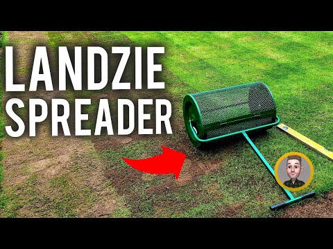 Landzie Compost Top Dress Spreader Review (Lawn Results)