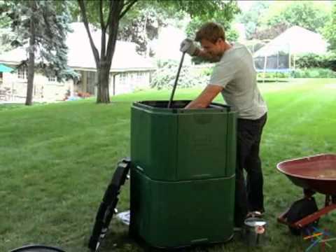 Exaco 123 Gallon Aerobin 400 Insulated Compost Bin – Product Review Video